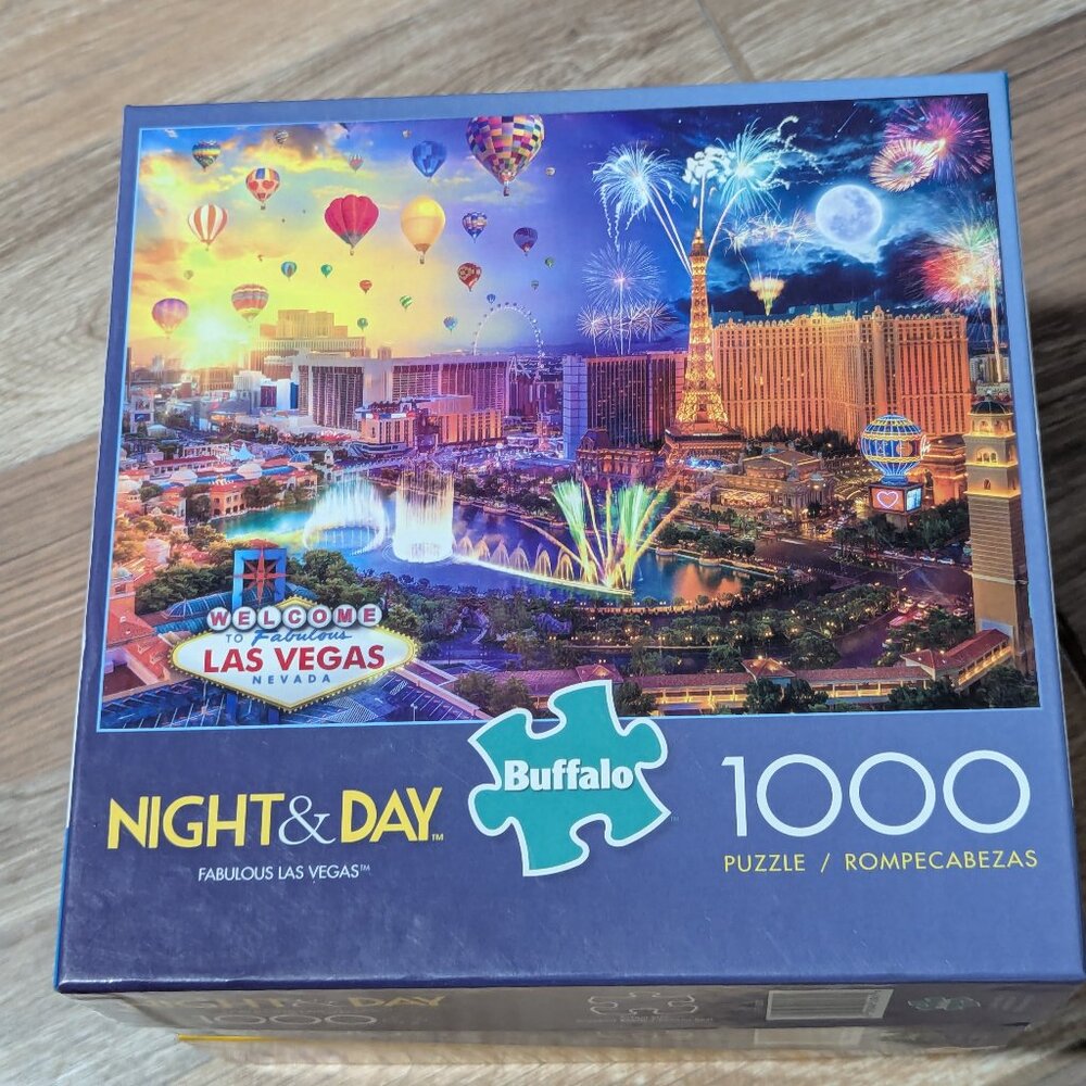 🌶️2 For $10🌶️ 1000pc Night & Day puzzle